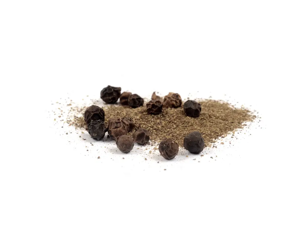 [SP-PEPBLKGR-FMAU-Bot100] BLACK FLORES, Black Pepper Spice Indonesia Flores - ground, REMPAH2, Raw Food, Intense Taste (1x Box 1 Bottle 100g)